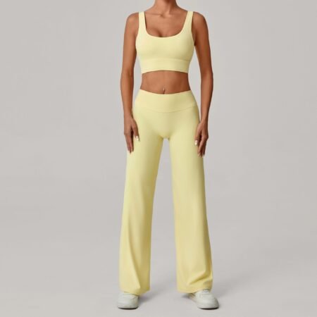 DOUBLE STRAP BRA & TROUSERS SPORTS SET