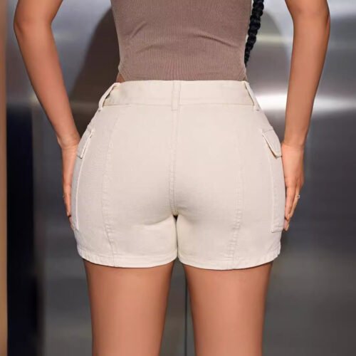 Casual High Waist All-Match Denim Shorts for Women