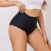 High Waist Seamless Lace Hip Lift Shaping Briefs for Women