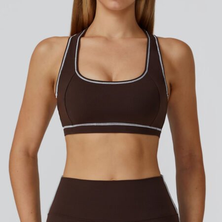 Soft, stylish, and supportive, this brushed yoga bra features an H-shaped beauty back and contrast color design for breathable, confident workouts. The Brushed Contrast Color H-Back Yoga Sports Bra delivers comfort with modern athletic style. Soft brushed fabric feels gentle on the skin, while the H-back design enhances airflow and support. Ideal for yoga, running, and outdoor workouts, it’s a versatile essential for active lifestyles.