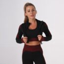 SEAMLESS QUICK-DRY YOGA THREE-PIECE SET