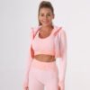 SEAMLESS QUICK-DRY YOGA THREE-PIECE SET