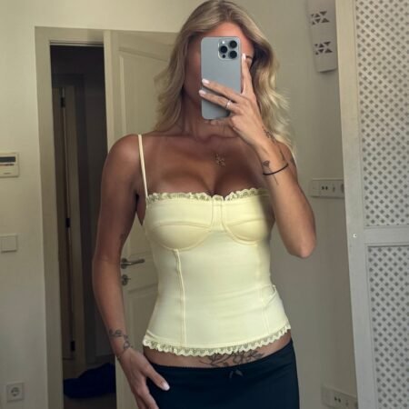 Women Clothing Sexy Tube Top Off Neck Slim Fit Slimming Spaghetti Straps Vest