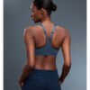 Front Zipper Shockproof Push-Up Sports Bra with Adjustable Straps