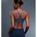 Front Zipper Shockproof Push-Up Sports Bra with Adjustable Straps