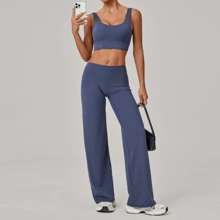 DOUBLE STRAP BRA & TROUSERS SPORTS SET