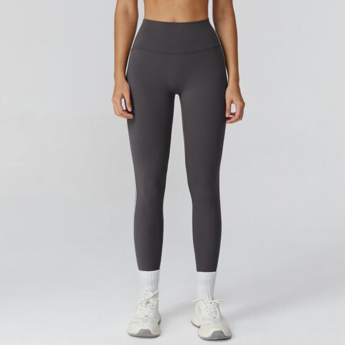 SOLLINARRY CONTRAST COLOR BRUSHED YOGA TROUSERS