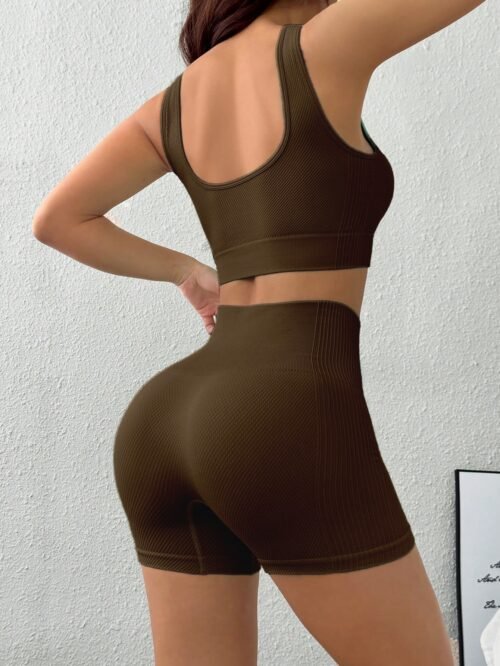 THREAD SEAMLESS BRA & SHORTS SET