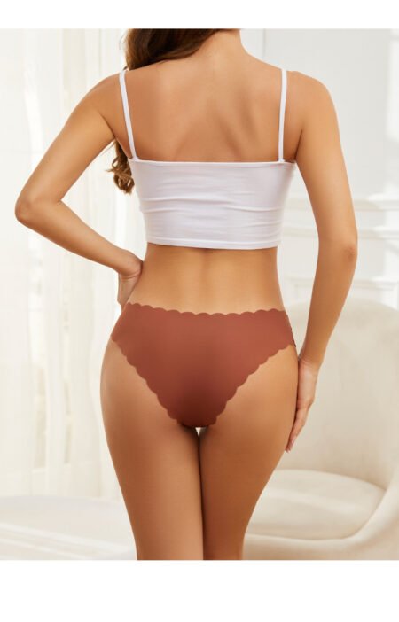 Seamless Ice Silk Quick-Dry Yoga Briefs for Women