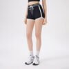 High Waist Contrast Trim Hip Lifting Nude-Feel Yoga Shorts for Women