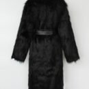 Women’s Faux Fur Leather Coat – Luxe Street-Style Winter Windbreaker