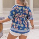 Plus Size Hollow-Out Stylish Shirt for Day & Evening Wear