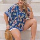 Plus Size Hollow-Out Stylish Shirt for Day & Evening Wear