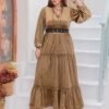 Plus Size Autumn Winter Comfortable Everyday Dress