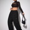 Plus Size Wide Leg Workwear Pants – Autumn Winter Street Trend