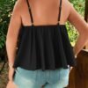 Spaghetti Strap Camisole – Lightweight Summer Top for Plump Girls