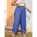 Plus Size Loose Oversized Casual Pants with Pockets
