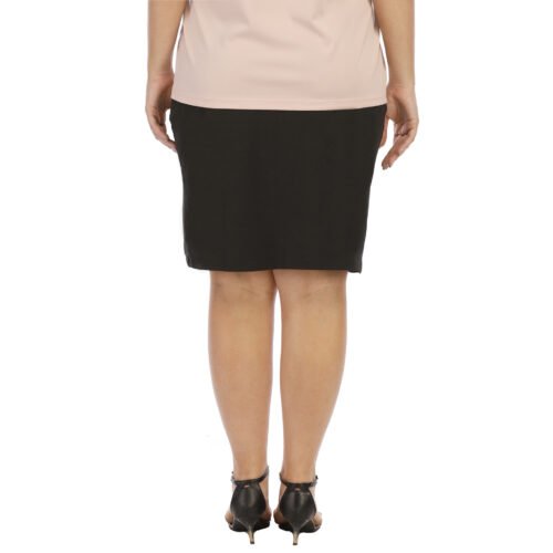 Professional Plus Size Criss Cross High Waist Hip Skirt
