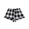 Plus Size Plaid Pajama Shorts with Drawstring Waist