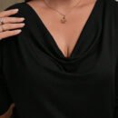 Pile Collar Elegant Inner Wear Blouse