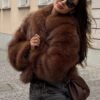 Thickened Plush Faux Fur Winter Coat – Warm Luxury Fall Outerwear