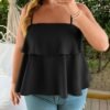Spaghetti Strap Camisole – Lightweight Summer Top for Plump Girls