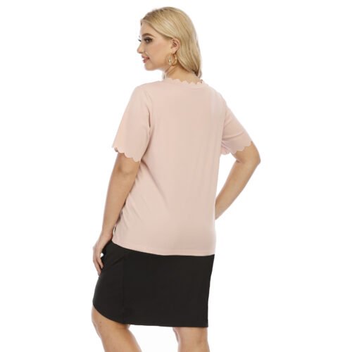 Professional Plus Size Criss Cross High Waist Hip Skirt