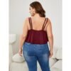 Loose Fit Plus Size Slip Vest – Lightweight Summer Tank for Women