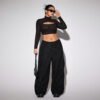 Plus Size Wide Leg Workwear Pants – Autumn Winter Street Trend