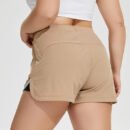 Plus Size Reflective Breathable Yoga & Running Shorts