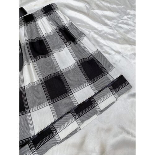 Plus Size Plaid Pajama Shorts with Drawstring Waist