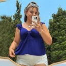 Plus Size V-Neck Sleeveless Slim Summer Blouse – Casual Solid Color Comfort Fit