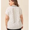 Plus Size Oversized Short Sleeve Essential Shirt for Women