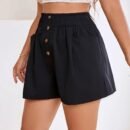 Plus Size Breathable Anti-Exposure Sports Shorts for Women