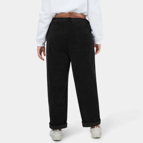 Plus Size Retro High Waist Black Jeans – Straight Wide Leg