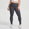Plus Size High Waist Peach Hip Fitness Pants – Nude Feel Slim Fit