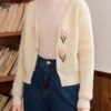 Classic V-Neck Loose Long Sleeve Cardigan Sweater