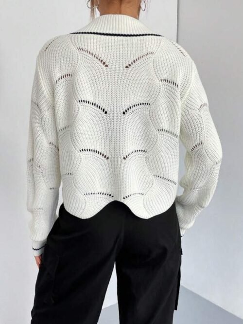 Loose V-Neck Thin Sweater Jacket Cardigan