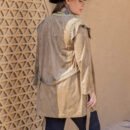 Women’s Belted Solid Color Autumn Winter Coat