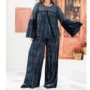 Women’s Autumn-Winter Long Sleeve Top & Loose Trousers Two-Piece Set