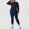 Long Sleeve Yoga Pants Workout Set – Outdoor Running Activewear
