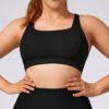 Sollinarry Plus Size Quick-Dry Yoga Outfit – Pilates & Running Set