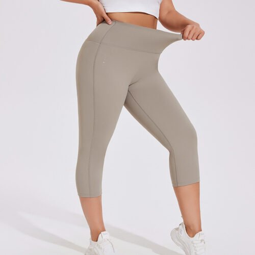 Plus Size Printed High Waist Peach Hip Yoga Pants – Sculpt Fit