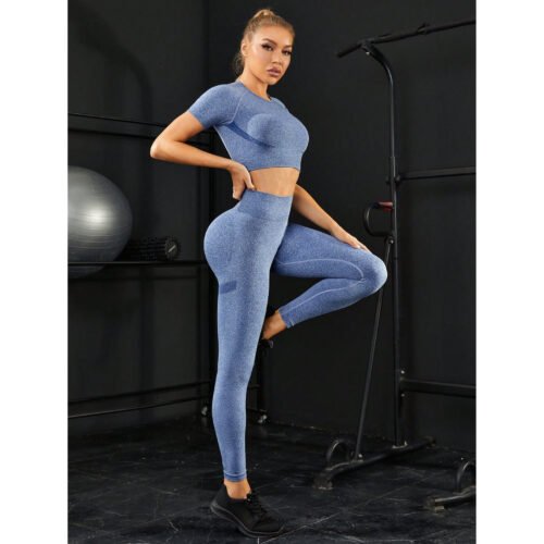 Women’s Quick-Dry Running & Yoga Two-Piece Fitness Set