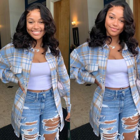 Plus Size Woolen Collared Button Pocket Coat