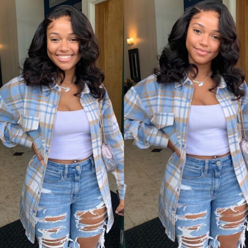 Plus Size Woolen Collared Button Pocket Coat