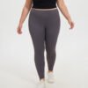 Plus Size High Waist Peach Hip Lift Yoga Pants – Nude Feel Stretch Fit