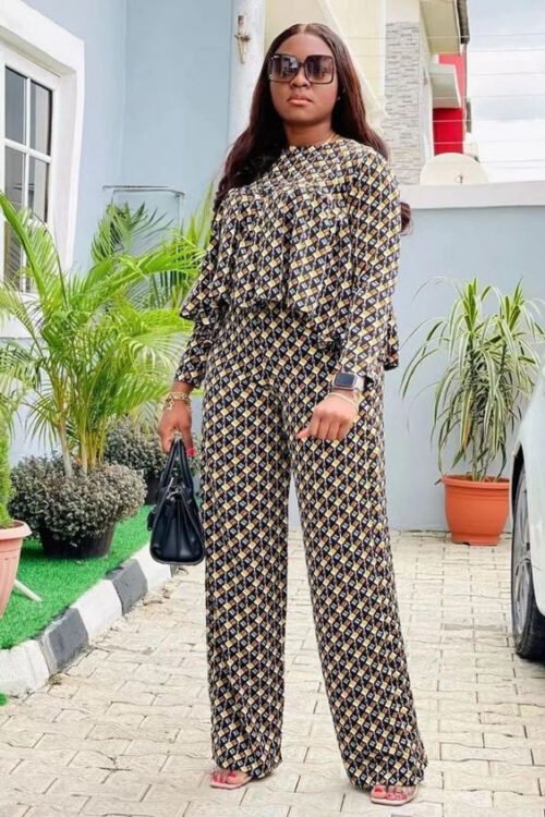 Plus Size Best-Selling Casual Loose Print Comfortable Two-Piece Set