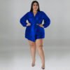 Plus Size Sequin Party Romper – Glam Evening Wear