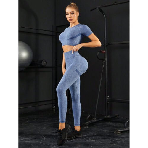 Women’s Quick-Dry Running & Yoga Two-Piece Fitness Set